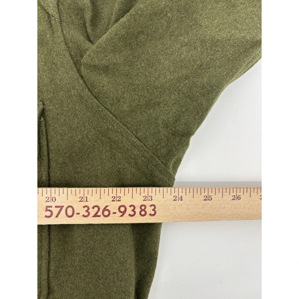 US Military OG 108 Wool Field Shirt Olive Green Vietnam Vintage Medium Trevorton